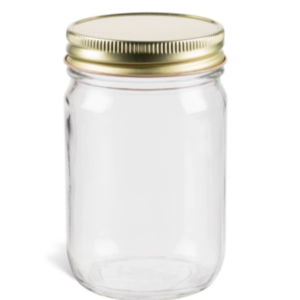 16oz Mason Glass Jar with Lid
